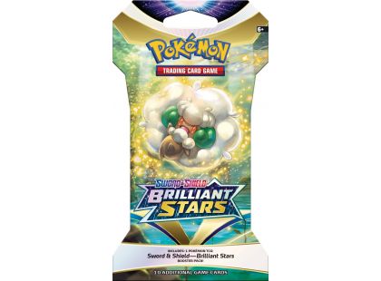 Pokémon TCG: SWSH09 Brilliant Stars - 1 Blister Booster č. 1