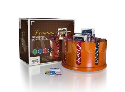 Poker Range Premium Otočný dřevěný kufřík 200x11,5g