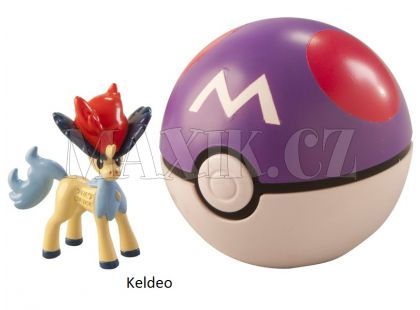 Pokémon Pokéball s figurkou - Keldeo