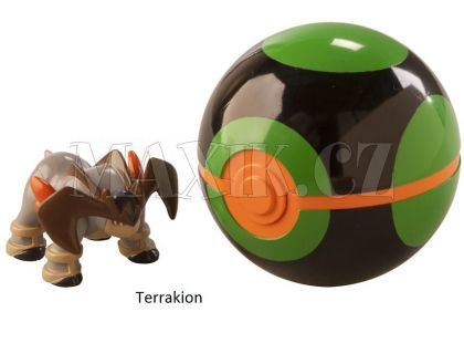 Pokémon Pokéball s figurkou - Terrakion