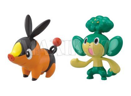 Pokémon Set 2 malé figurky - Tepig vs Pansage