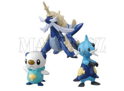 Pokémon Set 3 figurky Evolutio - Oshawott-Dewott-Samurott