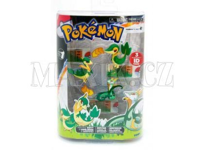Pokémon Set 3 figurky Evolutio - Snivy-Servine-Serperior