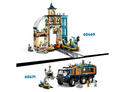 LEGO® City 60470 Polární expres pro průzkumníky Arktidy