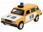 Policejní auto VB combi kov-plast 11,5 cm na zpětné natažení na baterie se zvukem v krabičce 15 x 7x 7 cm 3