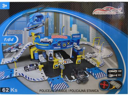 Policejní stanice garáž
