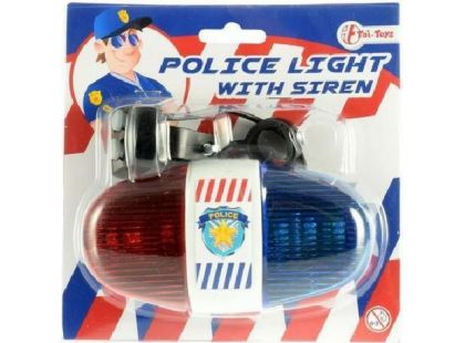 Policejní světlo na kolo 13 cm