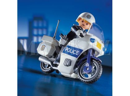 Policista na motorce Playmobil