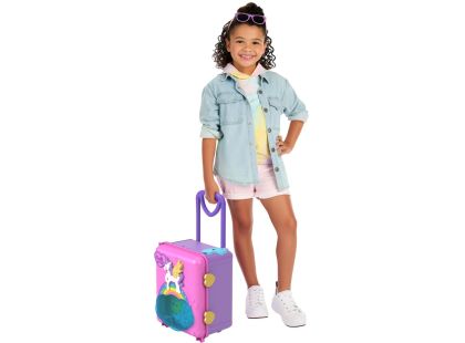 Polly Pocket Prázdninové letovisko v kufříku, 4 pidi panenky, doplňky HKV43