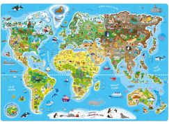 Popular Puzzle Mapa světa 160 dílků CZ verze