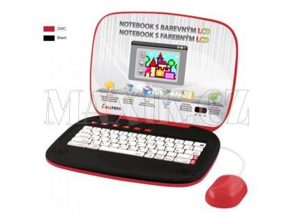 Počítač - notebook s barevným LCD