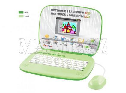 Počítač - notebook s barevným LCD