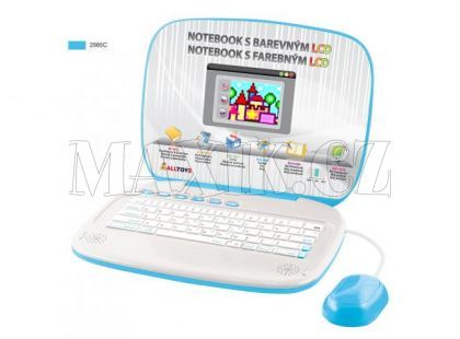 Počítač - notebook s barevným LCD