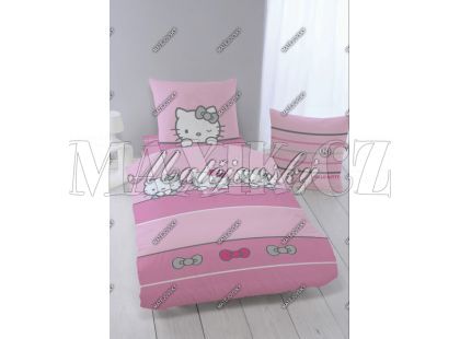 Povlečení Bavlna Hello Kitty rose
