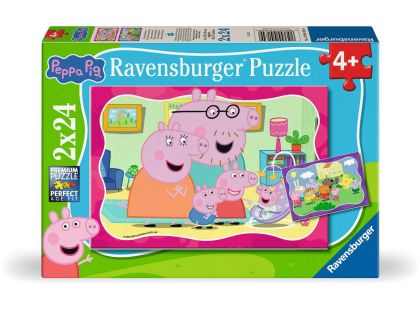 Ravensburger Prasátko Peppa 2x24 dílků