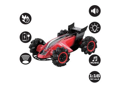 Lexibook Programovatelné auto na ovládání s vodní mlhou, světly a zvuky