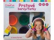 Prstové barvy sada 6 (132ml)