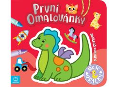 První omalovánky. Moje hračky