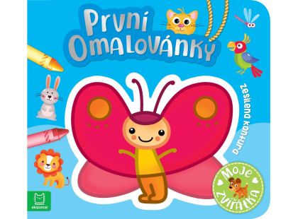 První omalovánky. Moje zvířátka
