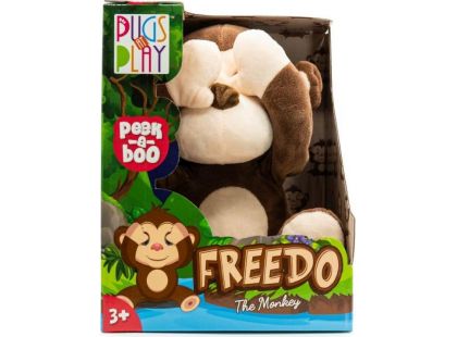Pugs At Play Interaktivní zvířátko opička Freedo