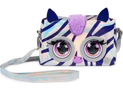 Purse Pets Metalická interaktivní kabelka zebra - Poškozený obal
