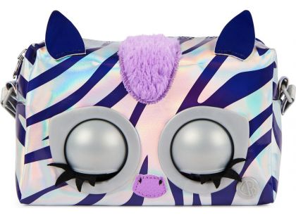 Purse Pets Metalická interaktivní kabelka zebra - Poškozený obal