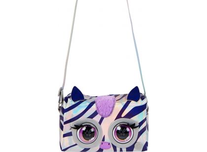 Purse Pets Metalická interaktivní kabelka zebra - Poškozený obal