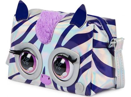Purse Pets Metalická interaktivní kabelka zebra - Poškozený obal
