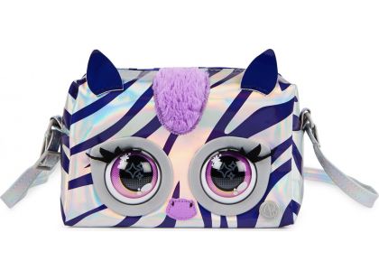 Purse Pets Metalická interaktivní kabelka zebra - Poškozený obal