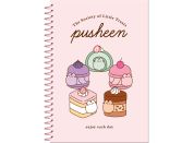 Pusheen set - kroužkový blok a samolepky DPL10