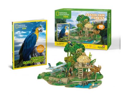 Puzzle 3D National Geographic Kids Amazonský dětský prales 67 dílků