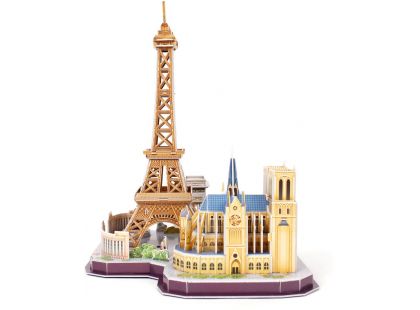 Puzzle 3D Paříž 114 dílků