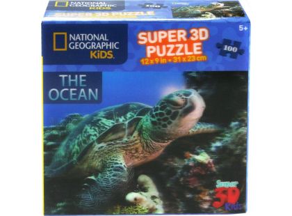 Puzzle 3D želva 100 dílků