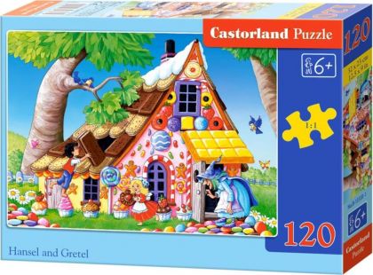 Castorland Puzzle Jeníček a Mařenka 120 dílků