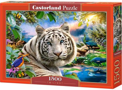 Castorland Puzzle Tygr bílý 1500 dílků