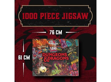 Puzzle Dungeon and Dragons 1000 dílků