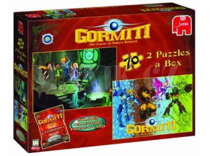 Puzzle, figurka a karta Gormiti Jumbo