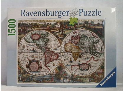 Puzzle Historická mapa r.1636 1500d