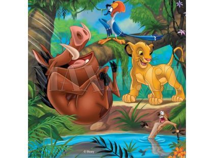 Puzzle Lví král 3x49d Ravensburger