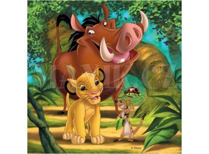 Puzzle Lví král 3x49d Ravensburger