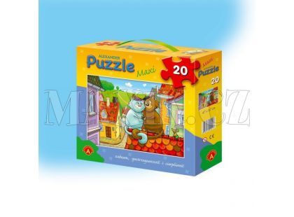 Puzzle Maxi - kreslená koťata, 20d