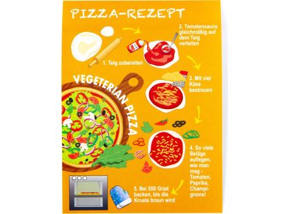 Puzzle mini Pizza 6 různých motivů 36 dílků