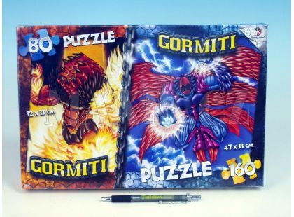 Puzzle mix 80/160 dílků Gormiti