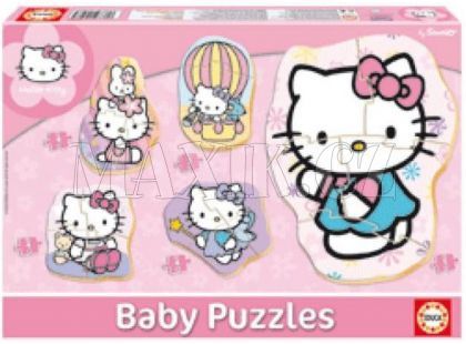Puzzle pro nejmenší Hello Kitty, pět motivů