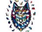 Puzzler Dřevěné barevné puzzle Majestátní vlk 3