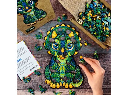 Puzzler Puzzle dřevěné barevné Milý Charlie 100 dílků