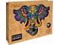 Puzzler Puzzle dřevěné barevné Posvátný slon 160 dílků 5