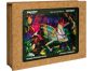 Puzzler Dřevěné barevné puzzle Úžasný chameleon 3