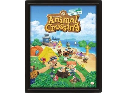 Pyramid International Animal Crossing 3D Obraz