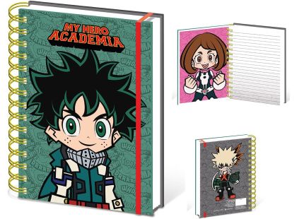 Pyramid International My Hero Academia Blok kroužkový A5 Chibi